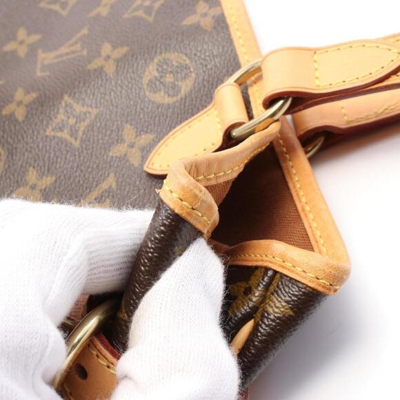 LOUIS VUITTON Brown Monogram Leather Shoulder Bag - Picture 10 of 10